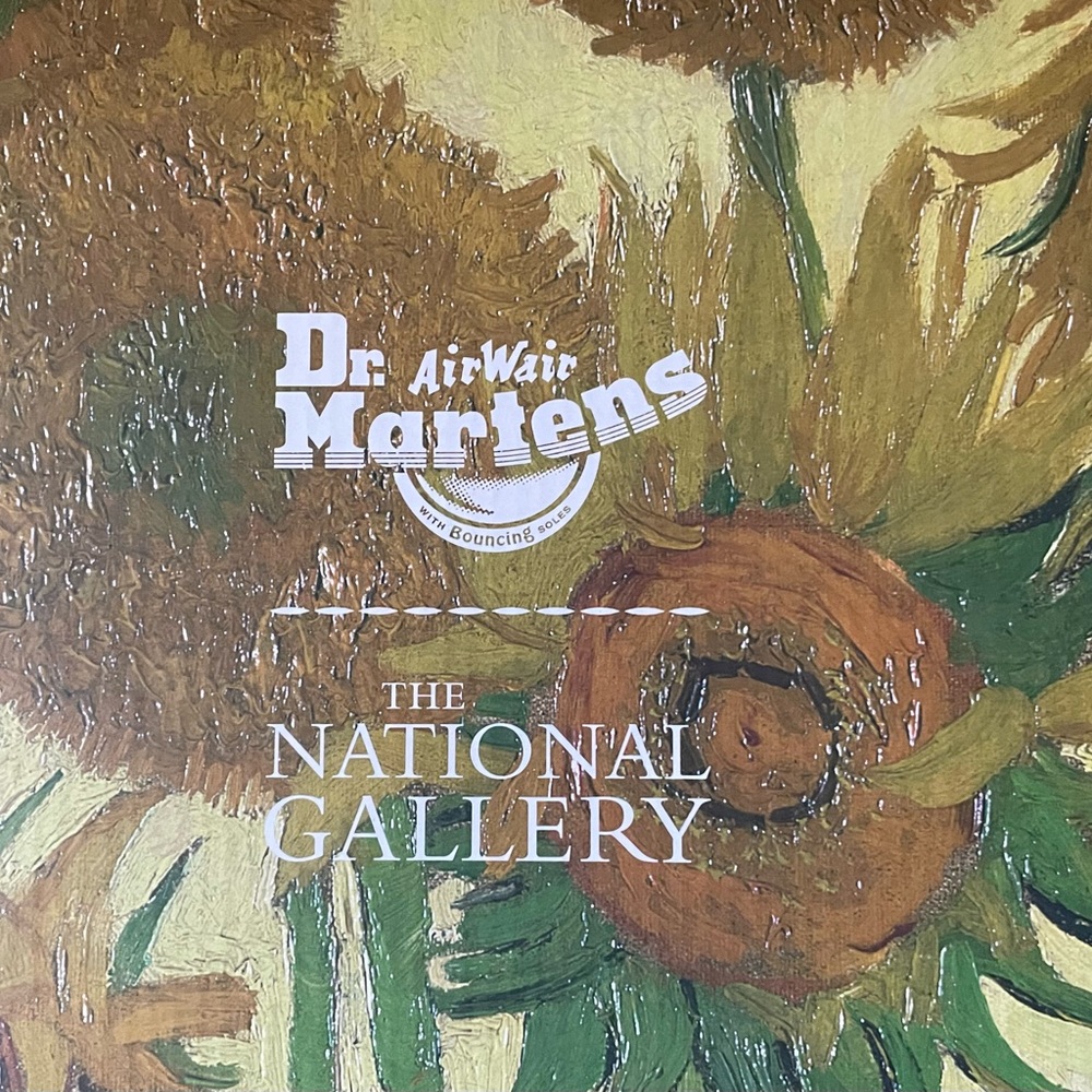 Rare Limited Edition Van Gogh Sunflower Dr. Martens - Picture 7 of 9